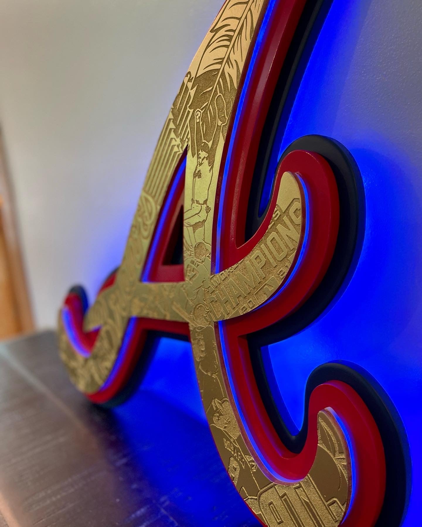 Atlanta Braves LED World Series Sign – catchfirecreations