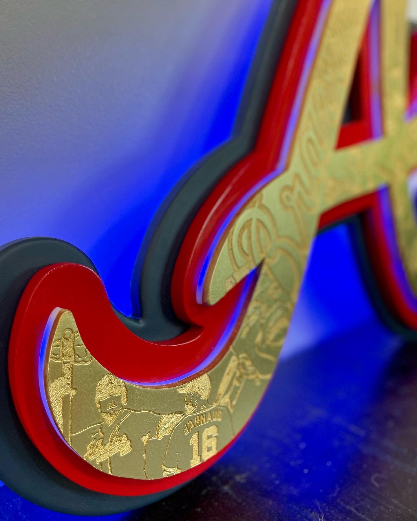 Atlanta Braves LED World Series Sign – catchfirecreations