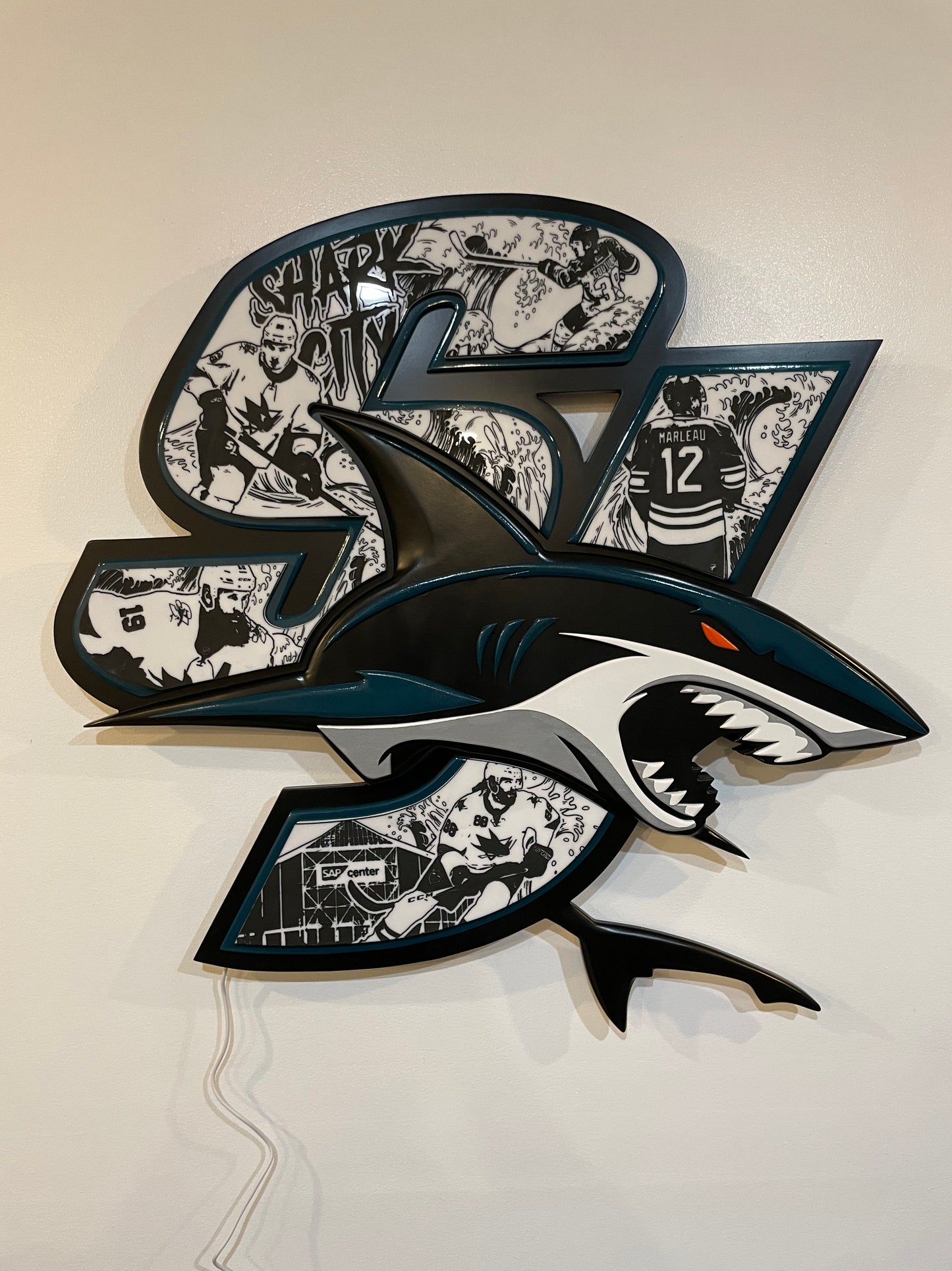 San Jose Sharks LED sign