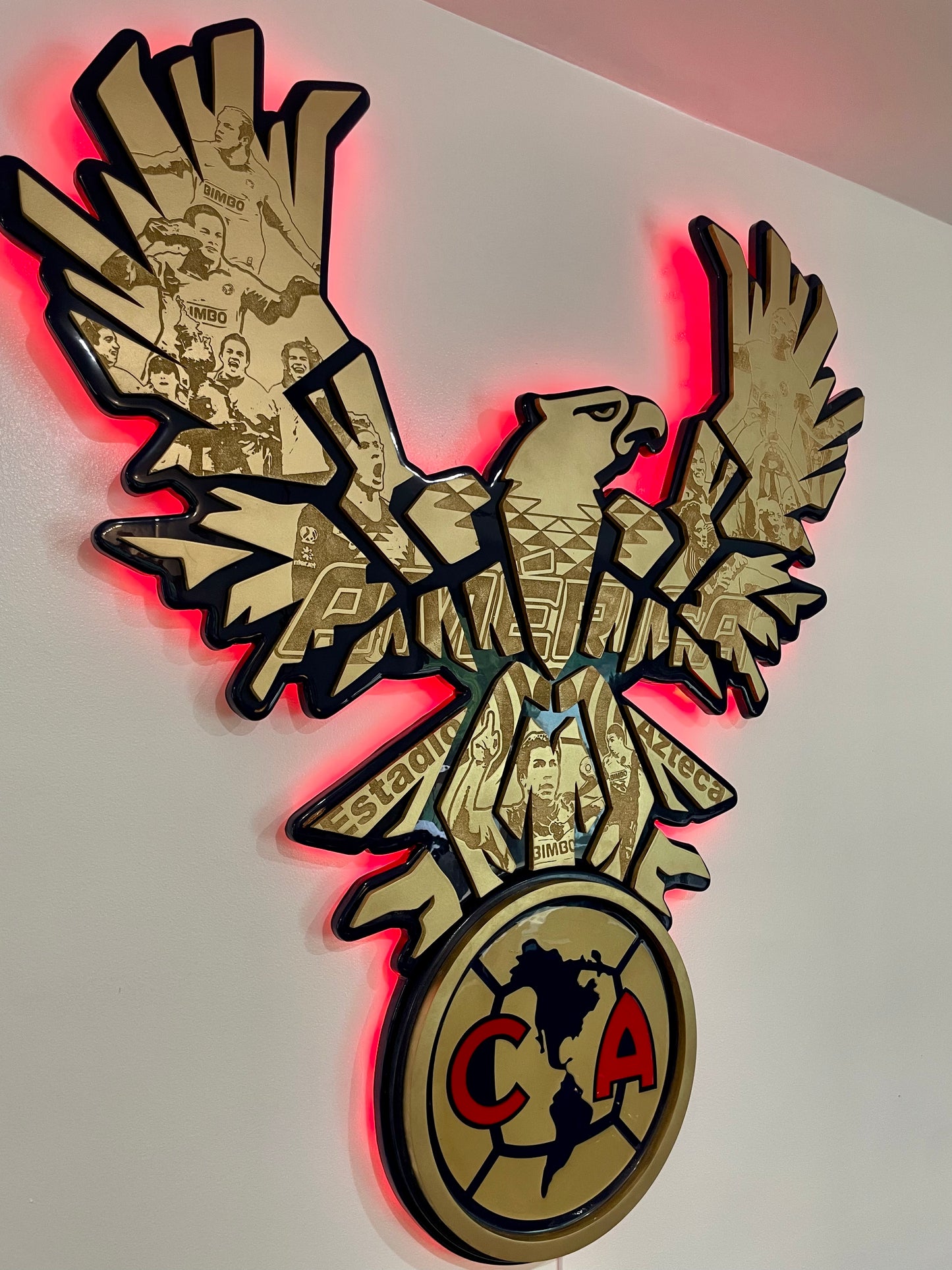 Club America 3D LED sign