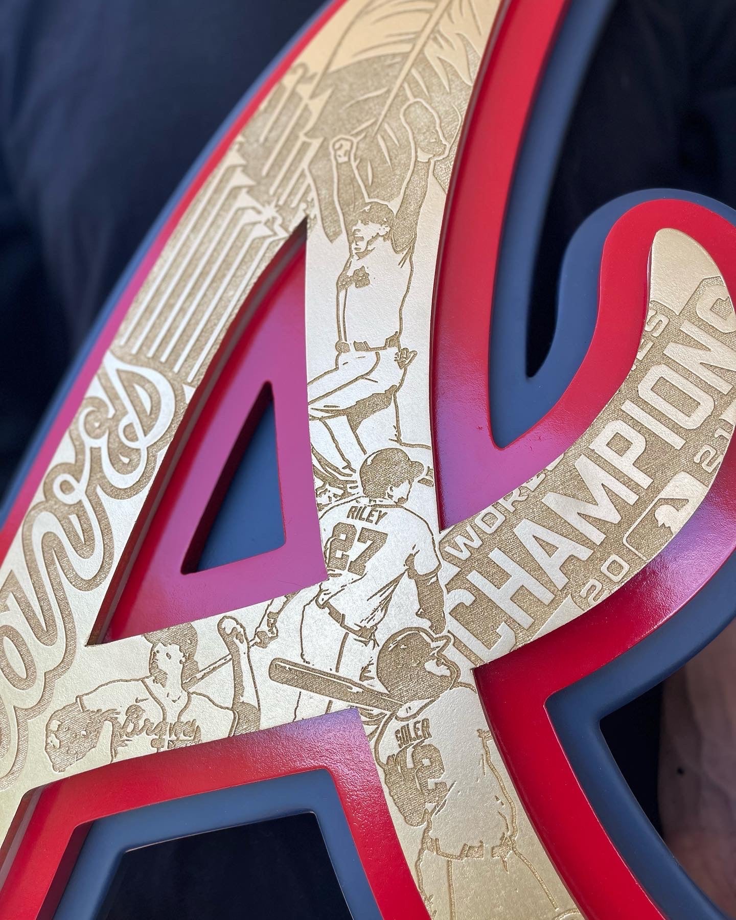 Atlanta Braves LED World Series Sign – catchfirecreations