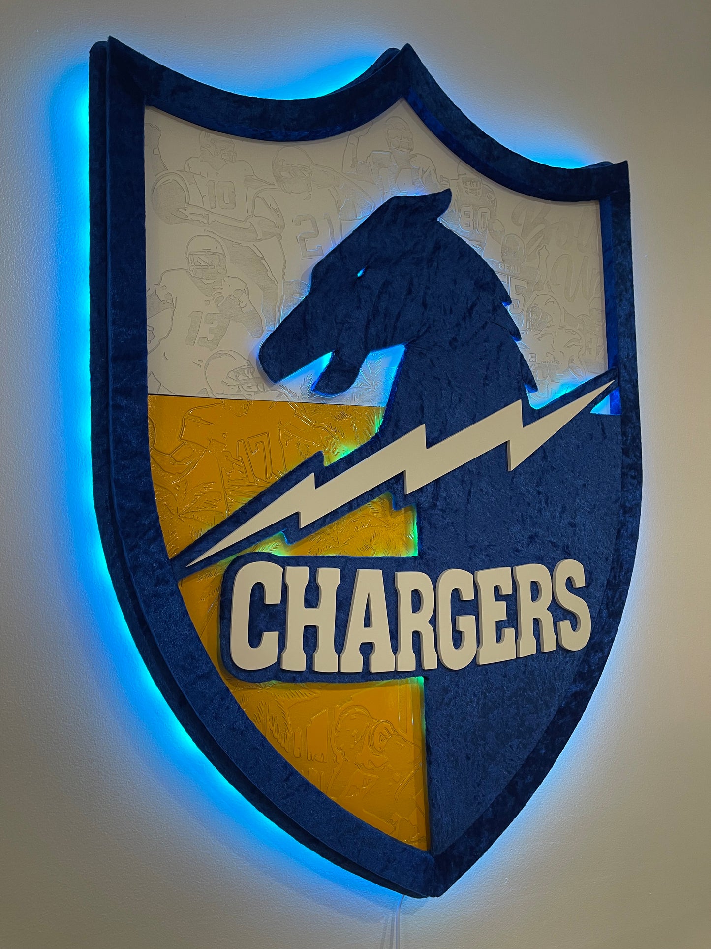 Los Angeles Chargers LED sign