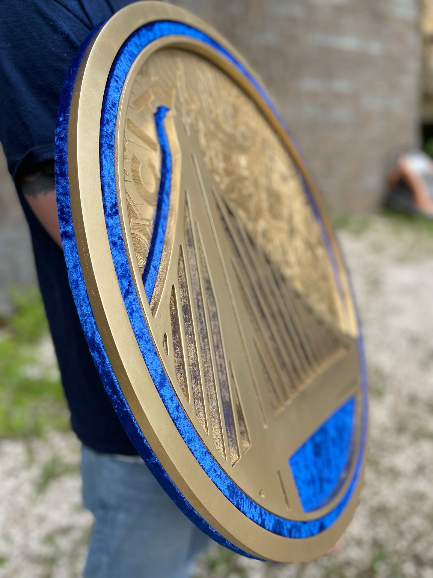 Small Golden State Warriors Championship sign