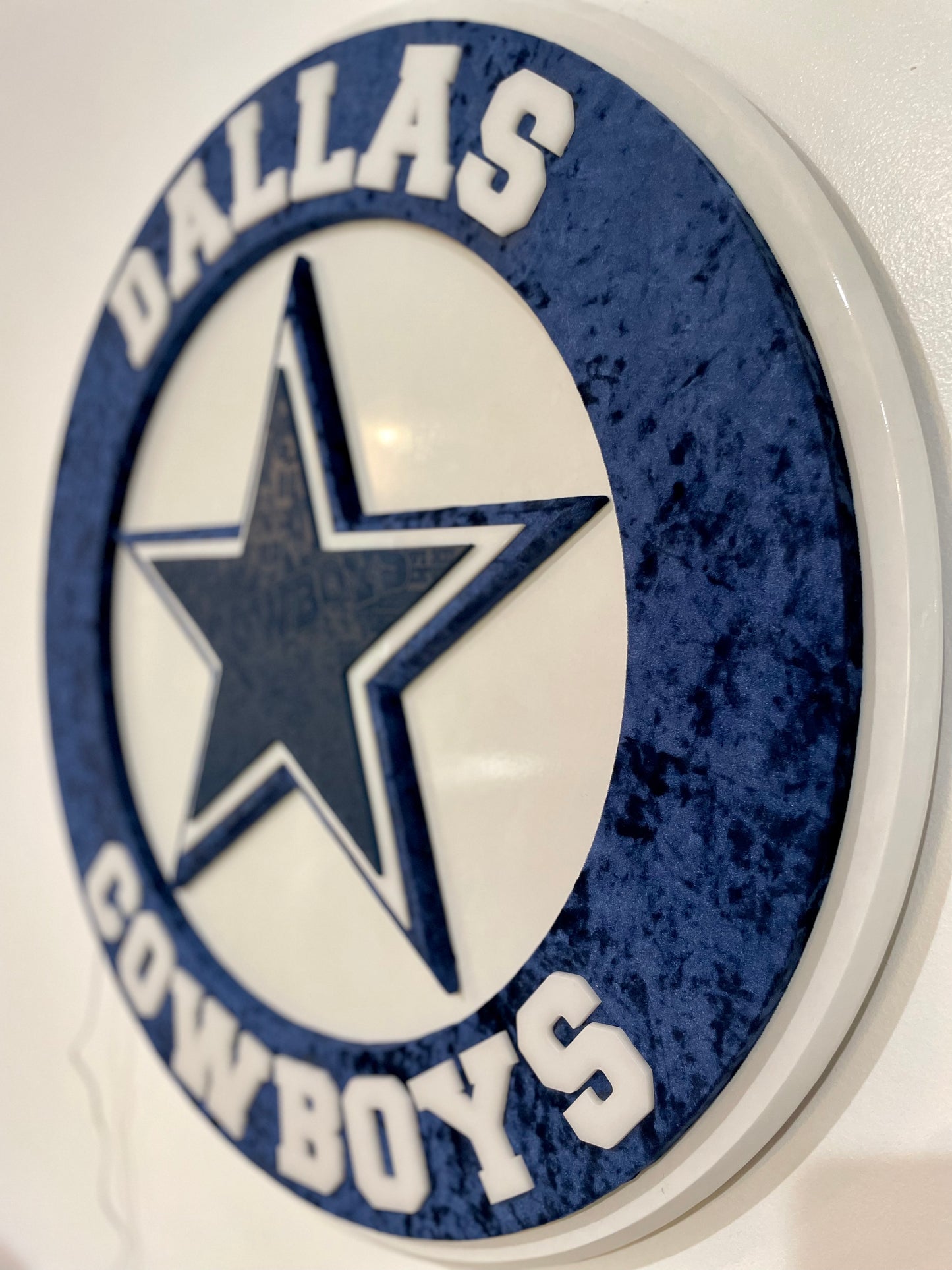 Dallas Cowboys velvet LED sign (lettering NOT lit)